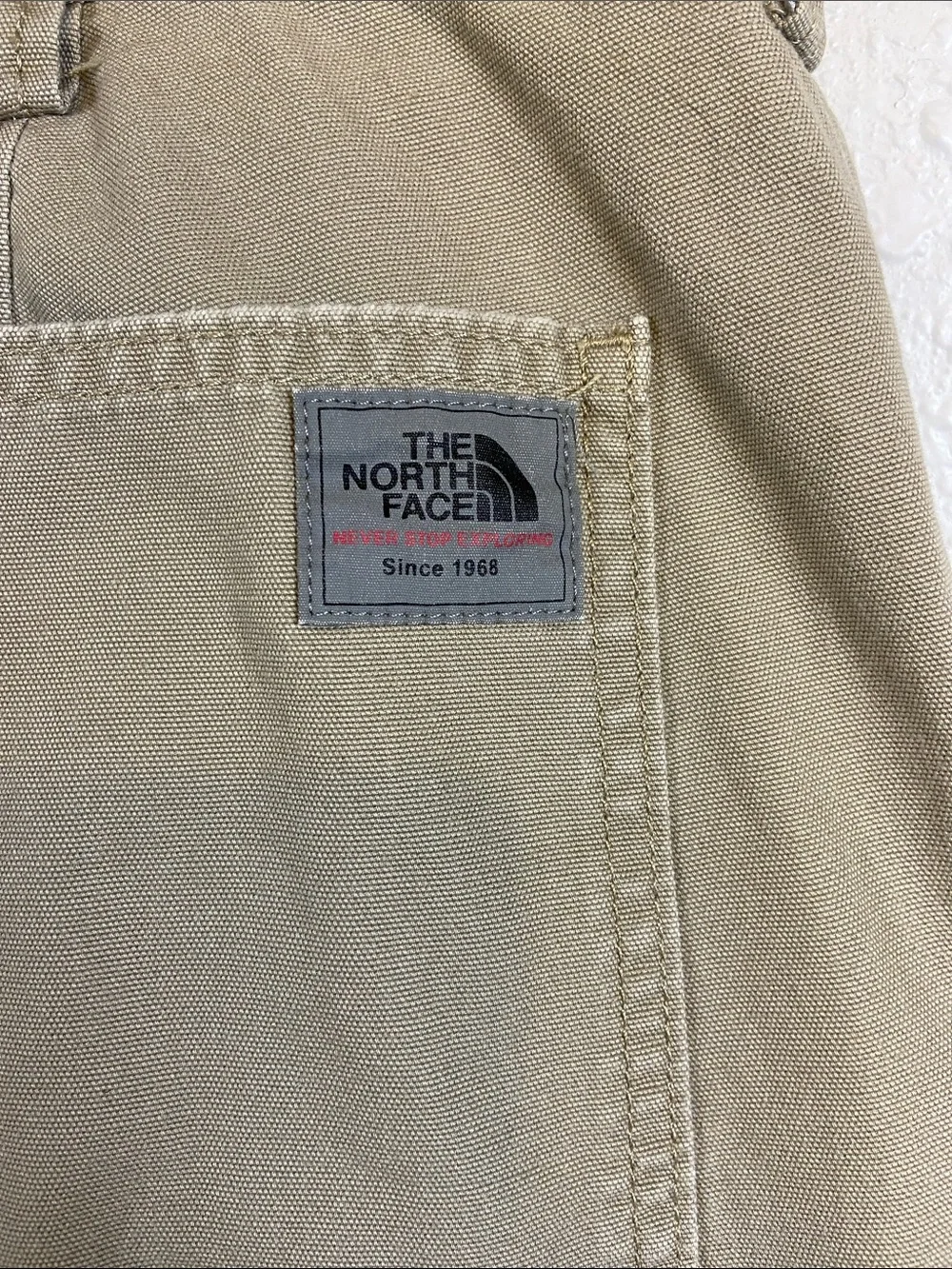 The North Face Men's Khaki Cargo Outdoor Hiking Camping Pants Size 34